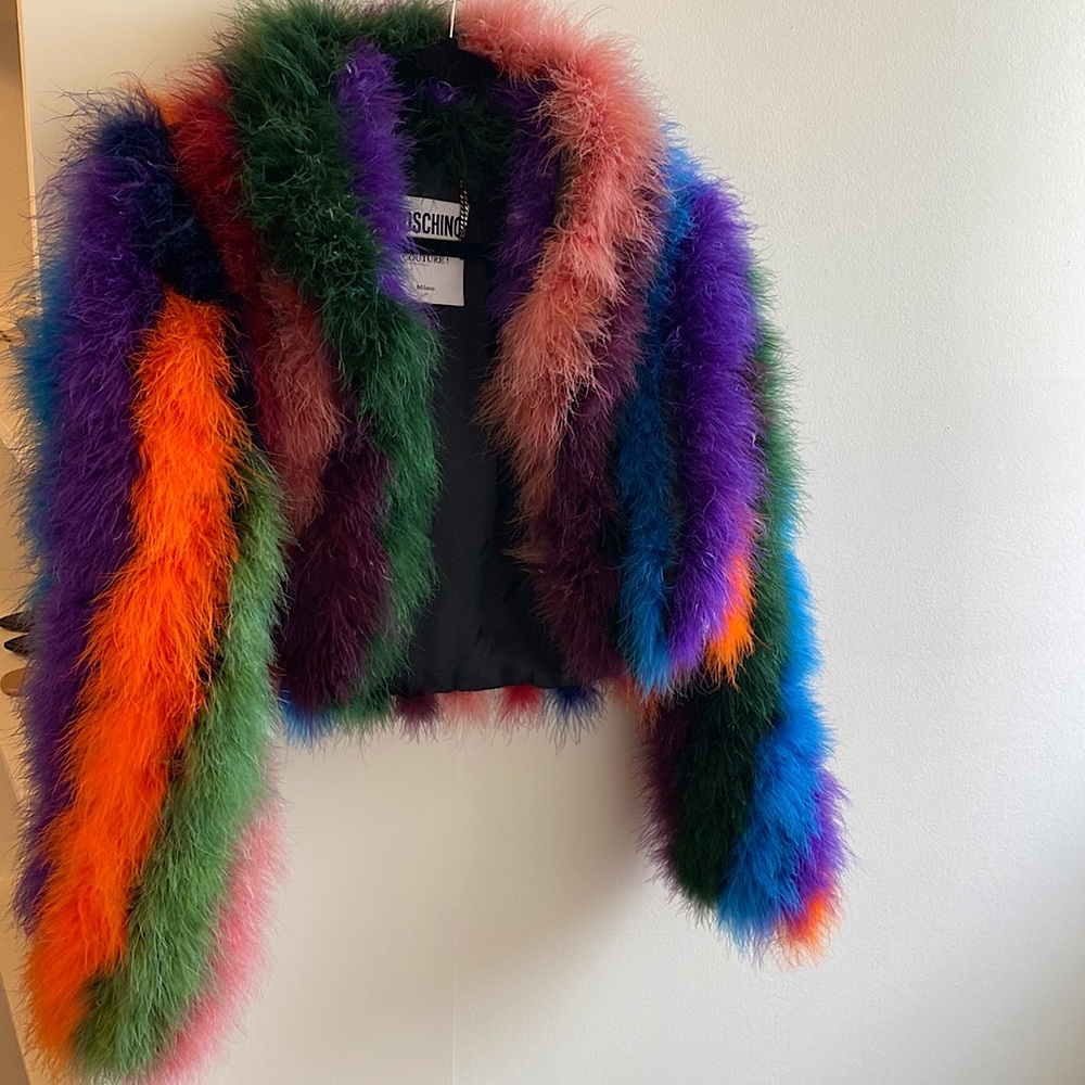 MOSCHINO Couture Milano Feather Jacket